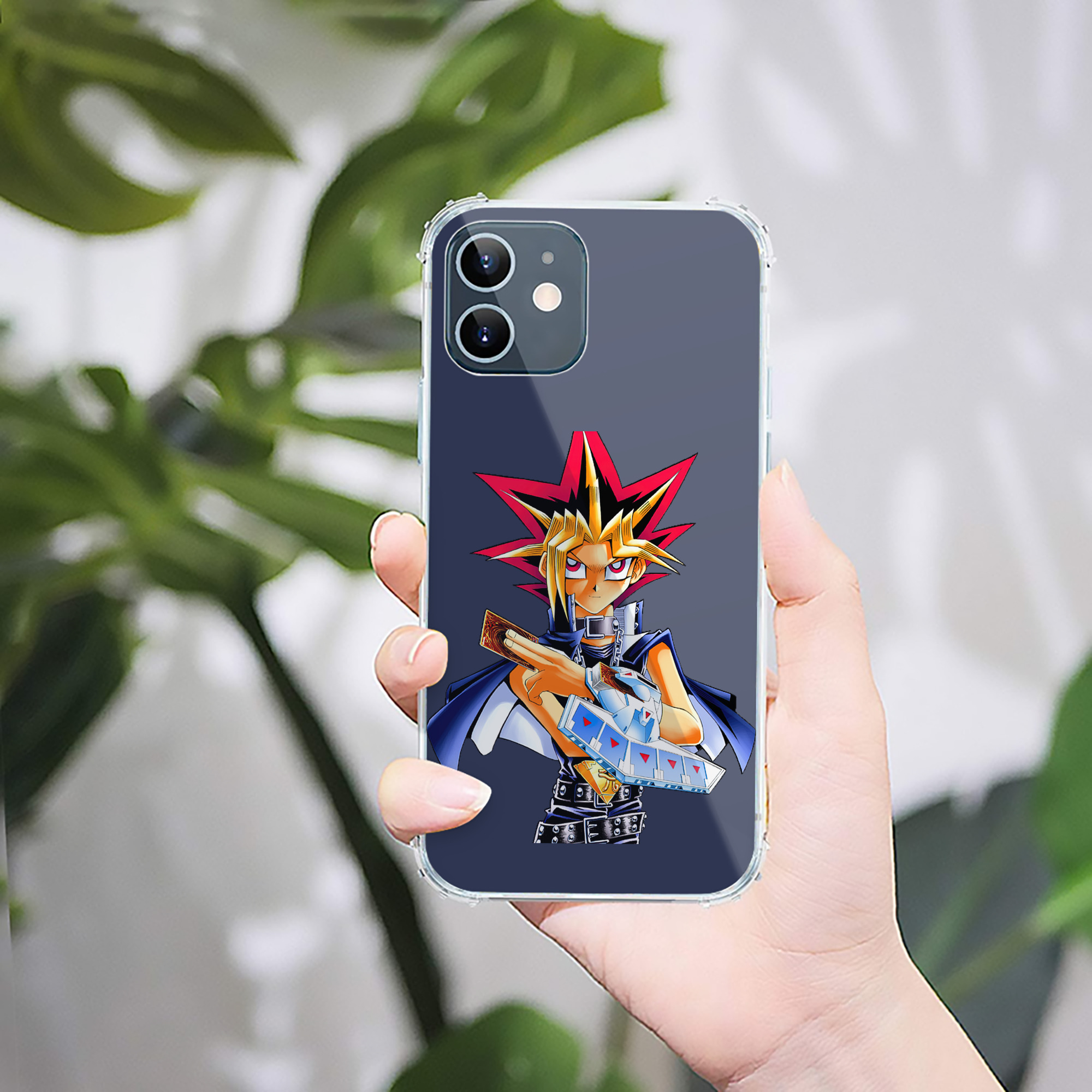 （画像用） 遊☆戯☆王 Yu-Gi-Oh! 【iPhone 12シリーズ対応】透明スマホケース（クリアソフトケース）